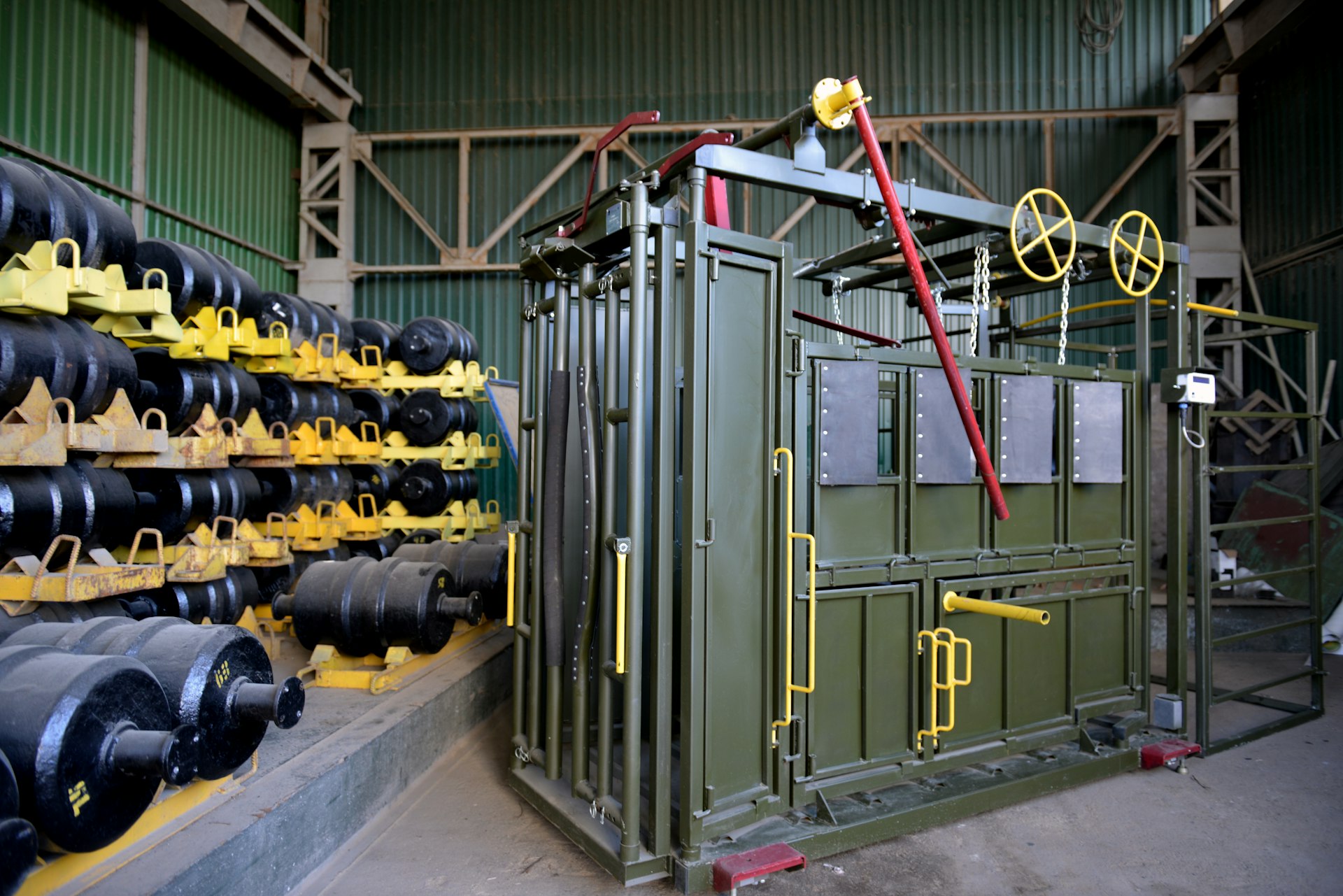 a large room filled with lots of different types of tires